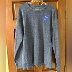 NWT Apt. 9 Soft Touch Blue Sweatshirt, long sleeve
